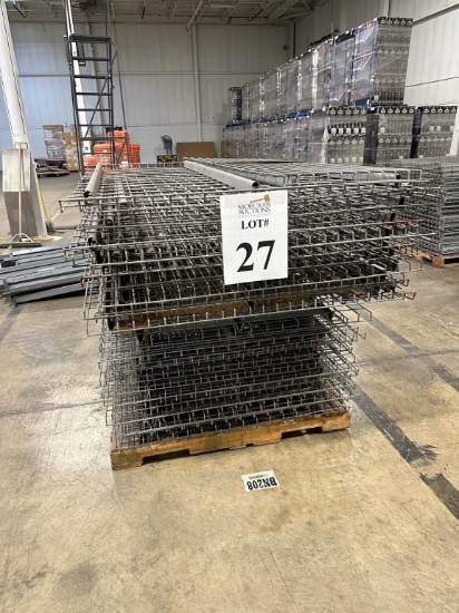 PALLET RACKING METAL GRIDS 43" X 45" AND 61" X 48"