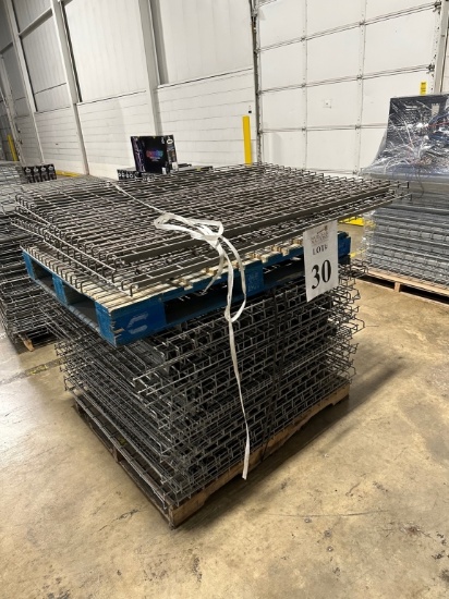 PALLET RACKING METAL GRIDS 43" X 45" AND 60" X 22"