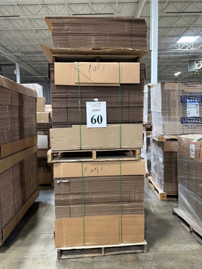 LOT CONSISTING OF (500) 33" X 6" X 21" BOXES