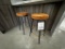 BAR-HEIGHT STOOLS WITH MICROFIBER SEAT