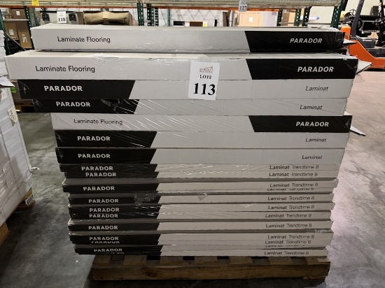 LOT CONSISTING OF (1) PALLET OF PARADOR LAMINATE FLOORING