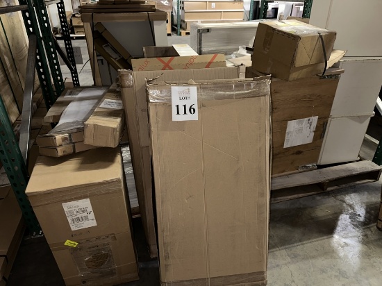 LOT CONSISTING OF ASSORTED PRE-CUT CABINETRY