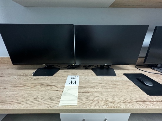 27" DELL MONITORS (MATCHING)