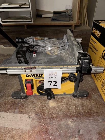 DEWALT 60 VOLT TABLE SAW