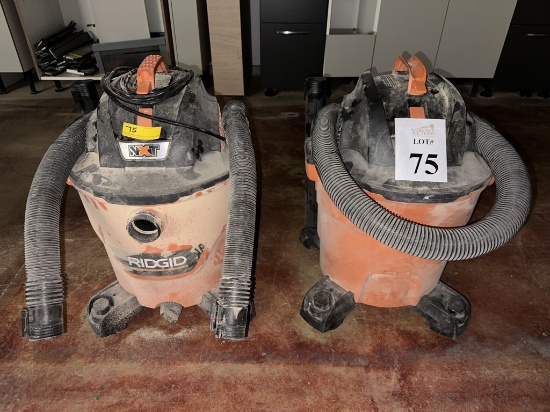 RIDGID 5 GALLON SHOP VACS