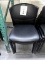 VINYL CLIENT CHAIRS WITH PLASTIC BACK