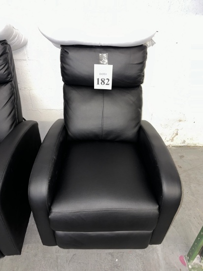 FAUX LEATHER RECLINER