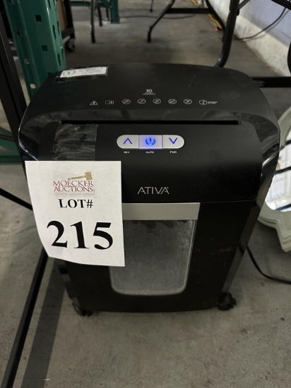 ATIVA PAPER SHREDDER