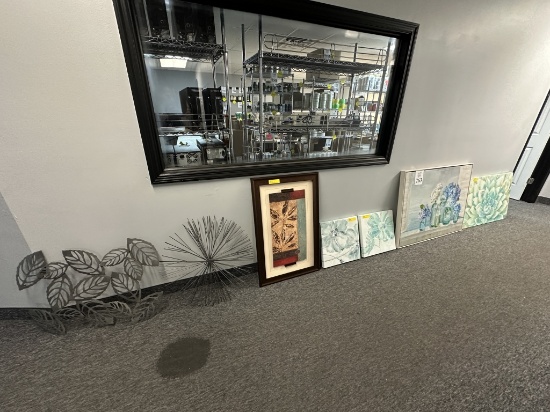 LOT CONSISTING OF PAINTINGS ON CANVAS