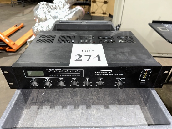 SPECO P-30FA PA AMPLIFIER WITH AM/FM TURNER