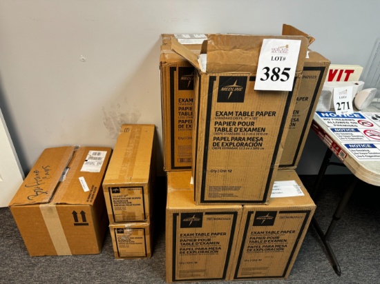 LOT CONSISTING OF MEDICAL PAPER TISSUE