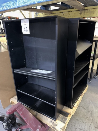 LOT CONSISTING OF (3) BOOK SHELFS