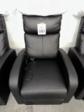 FAUX LEATHER RECLINER WITH HEATING