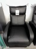FAUX LEATHER RECLINER WITH HEATING