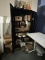 2-DOOR METAL STORAGE CABINET WITH CONTENTS