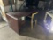 LOT CONSISTING OF DESK AND CHAIR