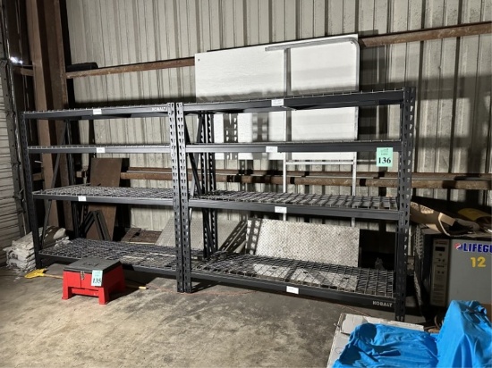 HEAVY DUTY METAL SHELVING UNITS