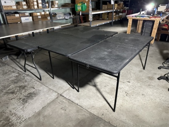 VARIOUS SIZE FOLDING TABLES