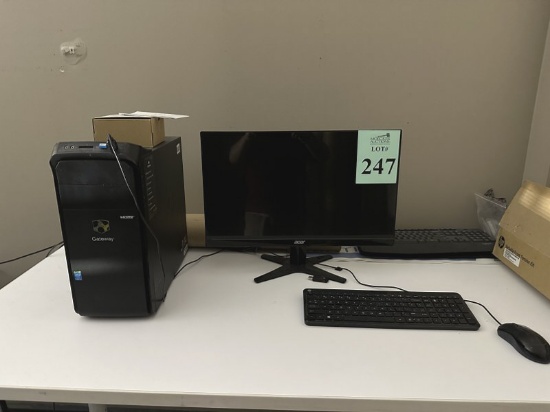 GATEWAY i5 COMPUTER SYSTEM WITH MONITOR,