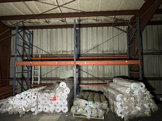 12' SECTIONS OF TEARDROP PALLET RACKING