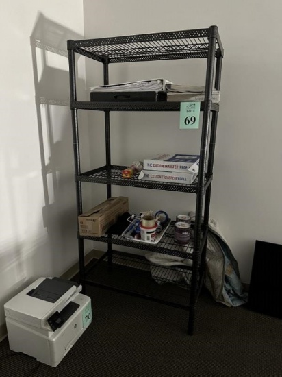 METRO RACK WITH CONTENTS