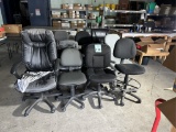 VARIOUS OFFICE CHAIRS