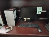 HEWLETT PACKARD i5 COMPUTER SYSTEM WITH MONITOR