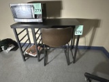 LOT CONSISTING OF DESK WITH CHAIR