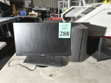 LENOVO COMPUTER SYSTEM WITH MONITOR, KEYBOARD