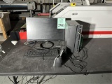 LENOVO COMPUTER SYSTEM WITH MONITOR, KEYBOARD