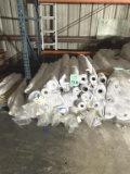 PALLET OF PATRIAL ROLLS OF FABRIC