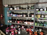 SECTIONS OF MEDIUM DUTY SHELVING WITH CONTENTS