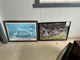 MISCELLANEOUS FRAMED SPORTS PICTURES