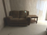 LOT CONSISTING OF RECLINING LOVE SEAT