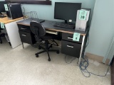 METAL DESK WITH CHAIR