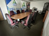 LOT CONSISTING OF 8' CONFERENCE TABLE