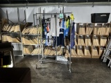LOT CONSISTING OF (2) CLOTHING RACKS