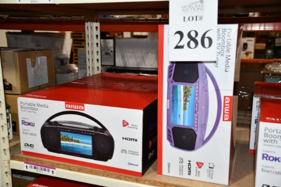 AIWA PORTABLE MEDIA BOOMBOX