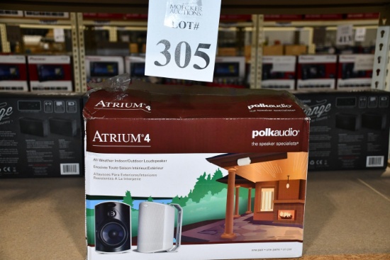 POLK AUDIO ATRIUM 4  INDOOR OUTDOOR SPEAKERS