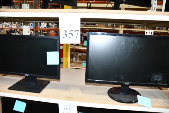 ASSORTED ACER MONITORS 19" AND 24"