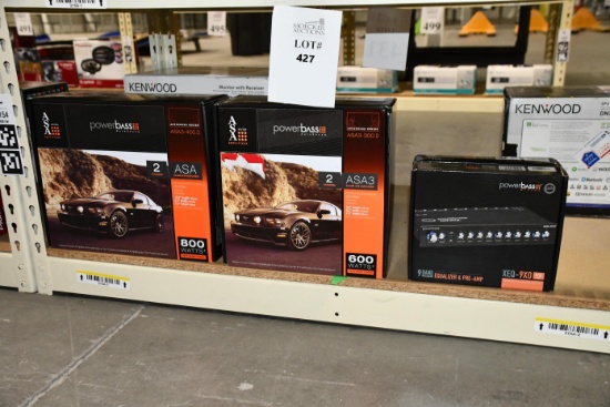 ASSORTED POWERBASS AUTO SOUND