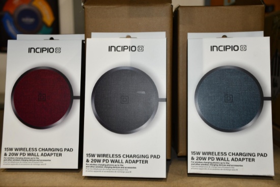 INCIPIO  (NEW) WIRELESS CHARGING PAD AND PD WALL
