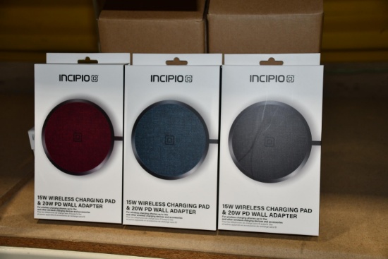 INCIPIO  (NEW) WIRELESS CHARGING PAD AND PD WALL