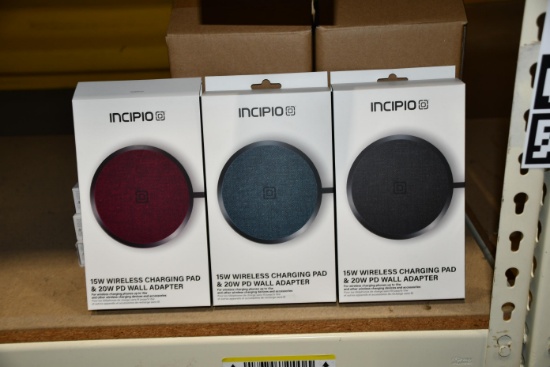 INCIPIO  (NEW) WIRELESS CHARGING PAD AND PD WALL