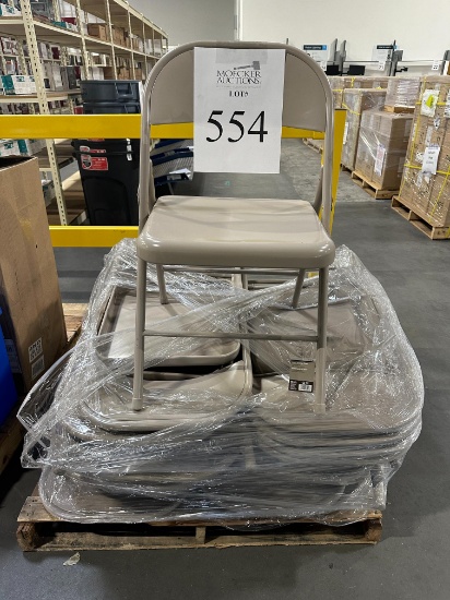 LOT CONSISTING OF STEEL FOLDING CHAIRS