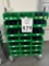 ULINE ROLLING STORAGE CART WITH DIVIDERS