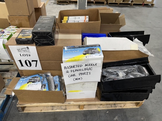 LOT CONSISTING OF ASSORTED AUTOMOTIVE ACCESSORIES (NEW)