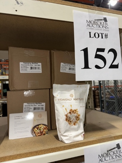 BOXES OF HEAVENLY WAFFLES GOURMET BAKING MIX (NEW) (YOUR BID X QTY = TOTAL $)