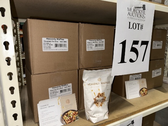 BOXES OF HEAVENLY WAFFLES GOURMET BAKING MIX (NEW) (YOUR BID X QTY = TOTAL $)
