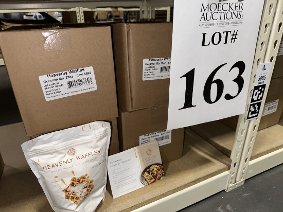 BOXES OF HEAVENLY WAFFLES GOURMET BAKING MIX (NEW) (YOUR BID X QTY = TOTAL $)